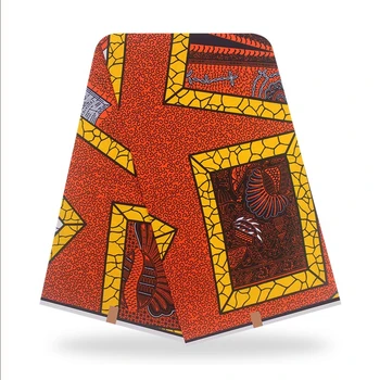 

Free Shipping 2020 Ankara Hot Wax Veritable African Print Fabric Real Pagne Wax Nigerian Original Wax Tissu For Women Dress