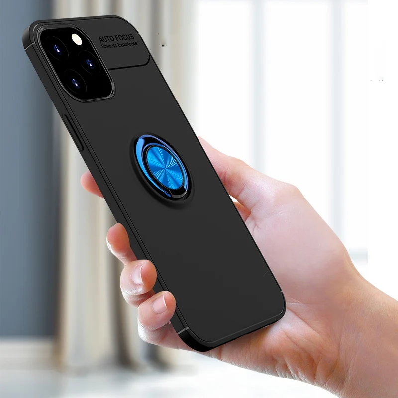 Чехол для iPhone 12 Pro Max Mini магнитный металлический автомобильный держатель мягкий