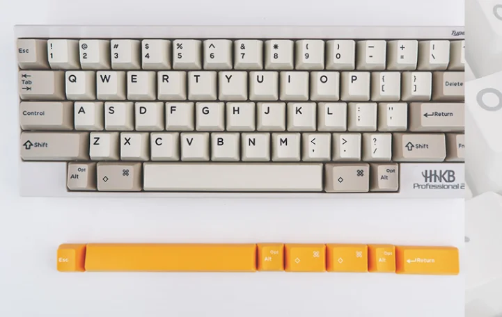 ABS Комплект клавиш для hhkb pro2 емкостная клавиатура topre keycaps - Цвет: C kit