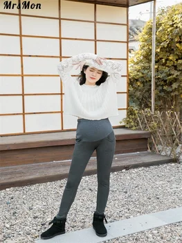 

Leggings for pregnant women with velvety pants clothes women leggings for pregnant women in winter winter pregnancy clothing