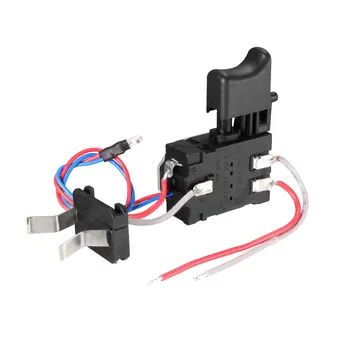 

uxcell 1pc Electric Portable Drill Trigger Switch DC24V 15A Chargeable Tool Power Speed Control with Small Light for Hitachi