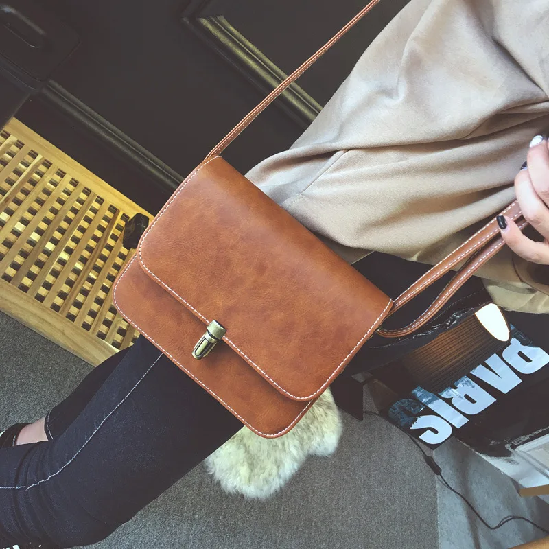 Женские сумки-мессенджеры, высокое качество, Ретро стиль, сумка через плечо из искусственной кожи, мини женская сумка через плечо, сумки