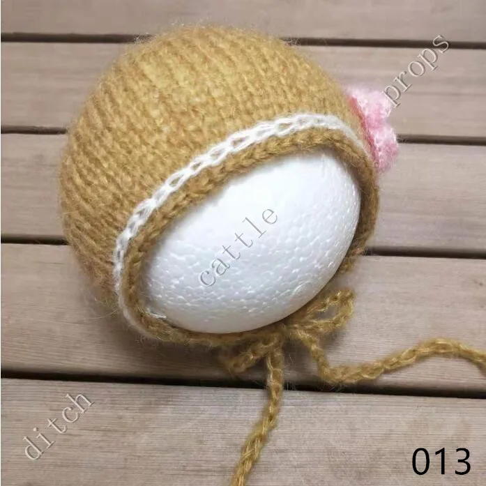 Модель # syx-150407-1, вручную тканые мохер и большой цветок Hat Baby Shower подарков, для фотосессии