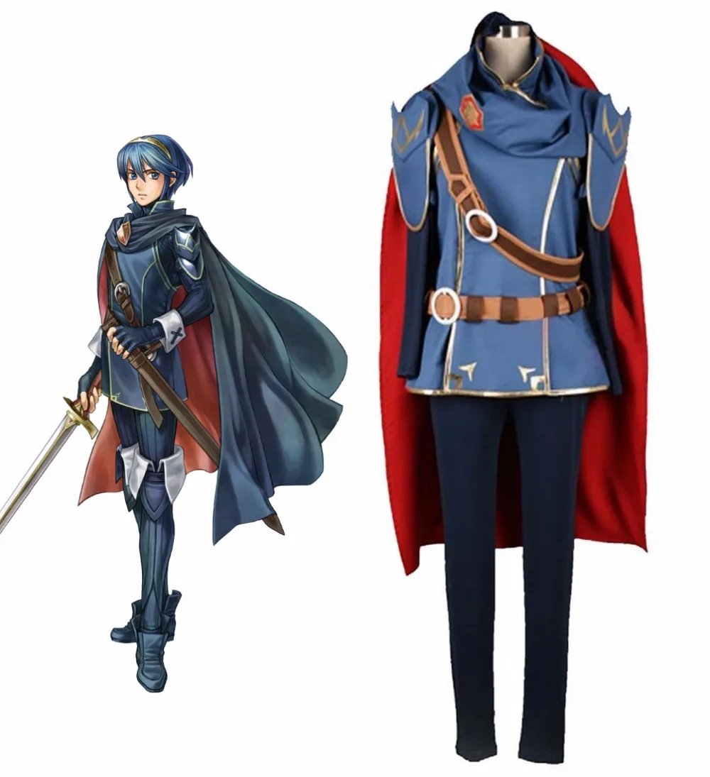 Fire Emblem Awakening Marth Cosplay Costume Su Misura