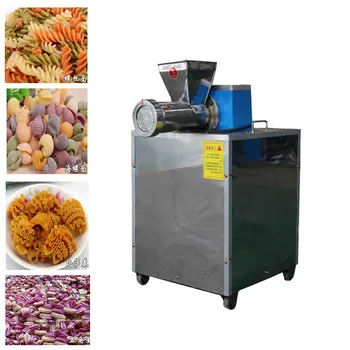 

Multifunction conch rice crust fusilli shell Pasta roll maker machine/Pentagram noodle macaroni extrusion making machine