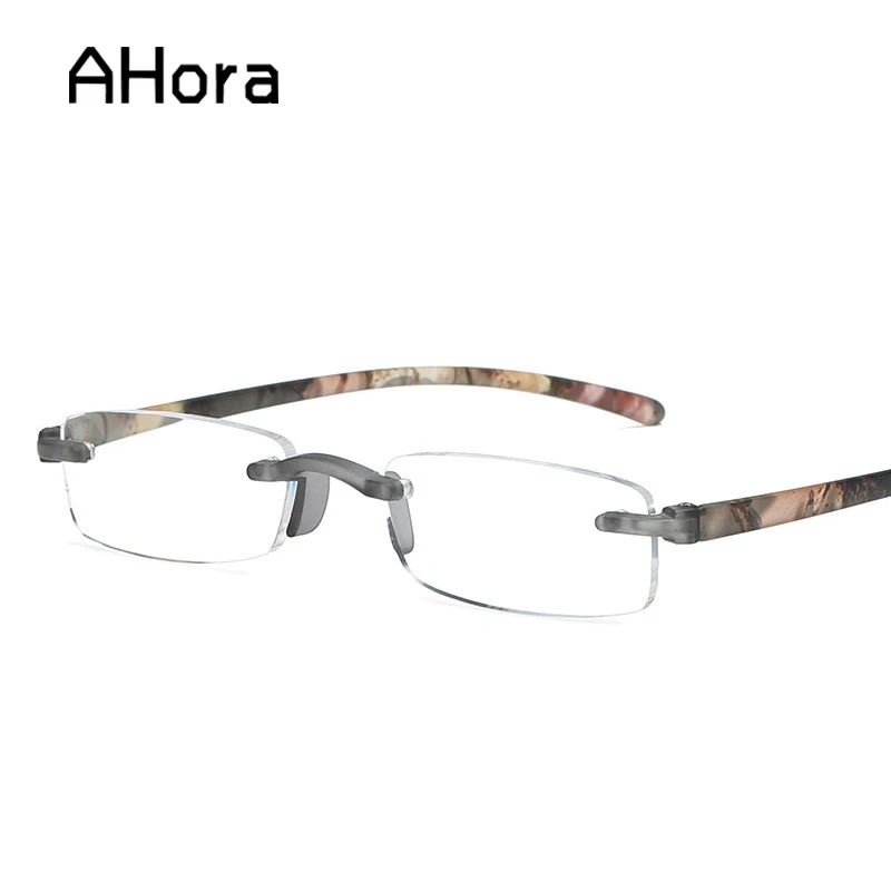 Ahora небольшой очки для чтения без оправы Для женщин Для мужчин ретро Мрамор камень пресбиопические очки с диоптриями+ 1,0 1,5 2,0 2,5 3 3,5