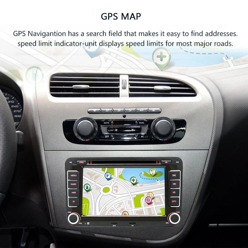 LDZDSEE 2 din 7 &quotавтомобильный DVD Радио мультимедийный плеер для Seat Leon 2005 2012 RDS FM GPS