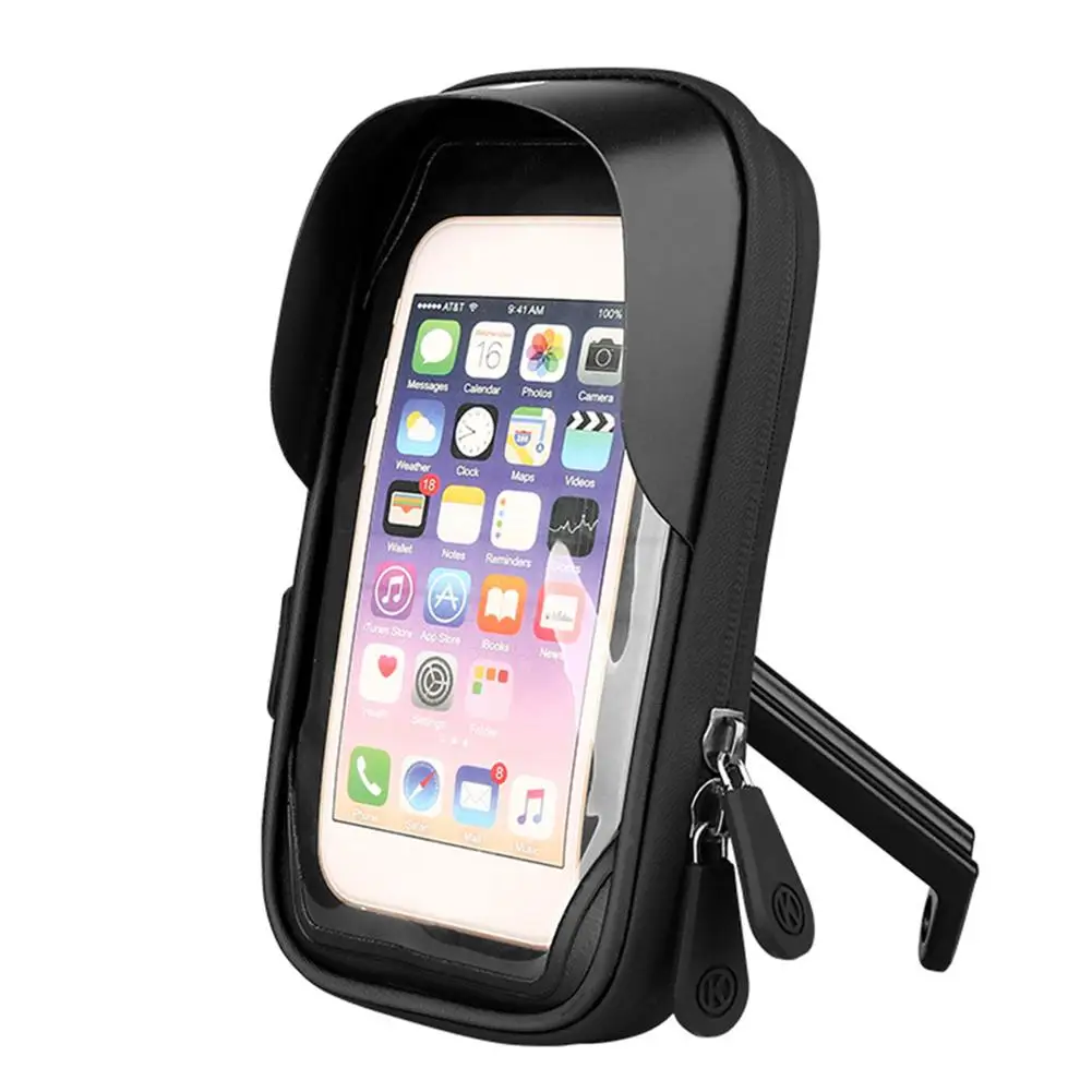 New Bike Mobile Phone Bag Dust-proof Waterproof Case Holder For Outdoor Riding 360 Degree Rotation Design - Цвет: C