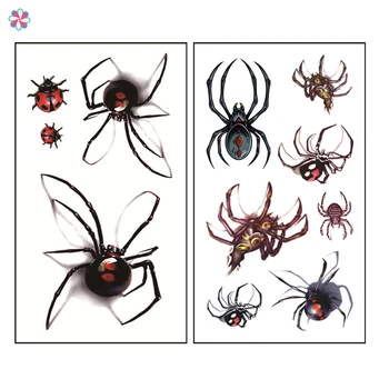 

Diy Body Art Temporary Tattoo Waterproof Spider Decoration Tattoo Stickers