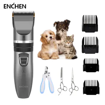 

ENCHEN USB Electrical Pet Hair Clipper Rechargeable Professional Pet Dog Hair Trimmer Cutter Grooming Pets Haircut Machine