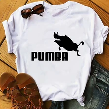 lion king Timon Pumbaa Hakuna Matata funny tshirt men new white casual homme T Shirt unisex pumba hipster streetwear t-shirt