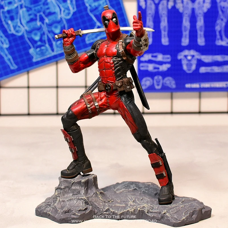 Photo Product Disney Marvel X-Men 26cm Deadpool 2 Action Figure Anime Decoration PVC Collection Figurine mini Toys model for children