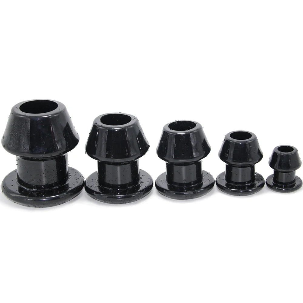 Hollow Anal Expander Huge Dildo Man Anus Plugs Prostate Massage Vagina Dilator Sex Toys Super Large Silicone Butt Plug Enema Toy (6)