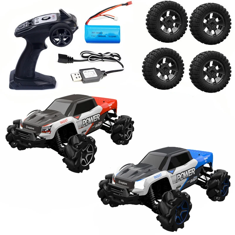RBRC RB1277A 1/12 2,4 г 4WD 35 км/ч ру автомобиль электрический Дрифт автомобиль полный пропорциональный RTR модель игрушки для мальчиков Дети красный синий