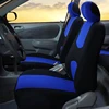 Car Seat Covers Set for Auto, Truck, Van, SUV - Polyester, Airbag Compatible, Universal Fit (Light Blue 9-Pieces) ► Photo 2/6