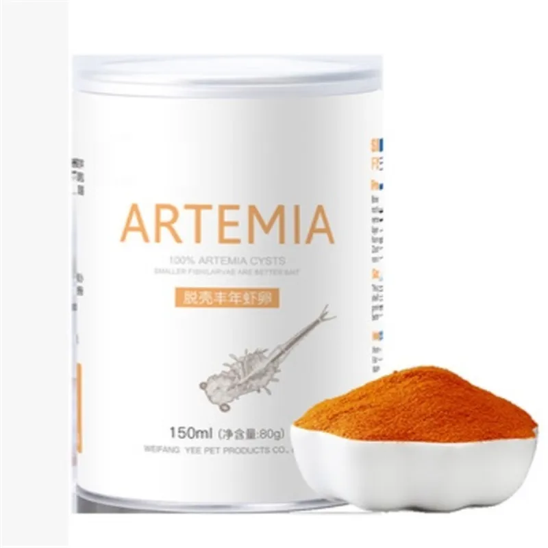 FIsh food Tank fish Brine Shrimp egg artemia shelling baby feed aquarium tropical salty guppy betta | Дом и сад