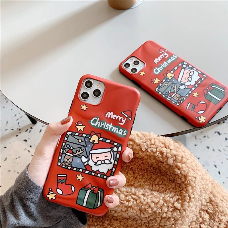

Water wrinkle - Santa style mobile phone case for iPhone 6 6S 7 8 6P 6SP 7P 8P X XS XR,classic for iPhone 11 Pro Max case