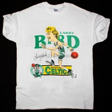 Reimpresión de la camiseta de Boston de los años 1980 de la vendimia de Harry Bird