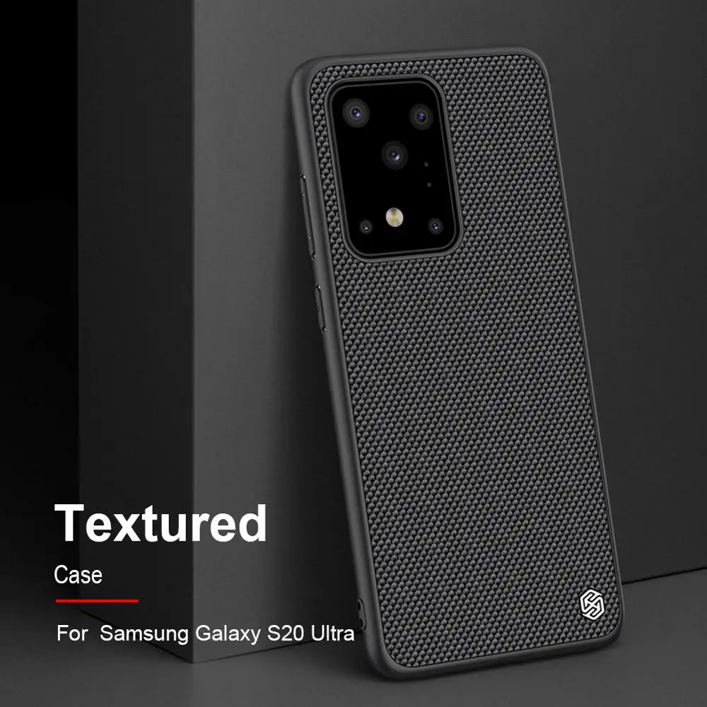 Текстурированный чехол NILLKIN для телефона Samsung Galaxy S20/S20 Plus/S20 ультра-нейлоновый