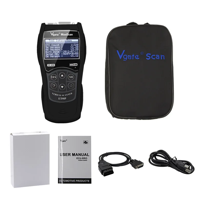 

Car OBD scanner Engine code reader Fault detector Diagnosis Erase DTC 0xygen O2 sensor monitor