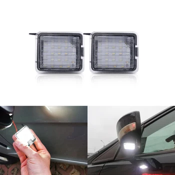 

Fits For Ford Escape C-Max Kuga Mondeo IV CANbus White Auto Led Side Mirror Under Puddle Light Lamp