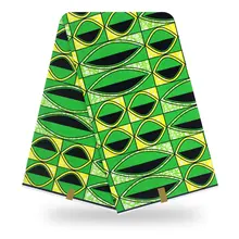 Отличная африканская ткань настоящий голландский воск хлопок высокое качество Анкара печать воск ткань швейный материал для платья H191206