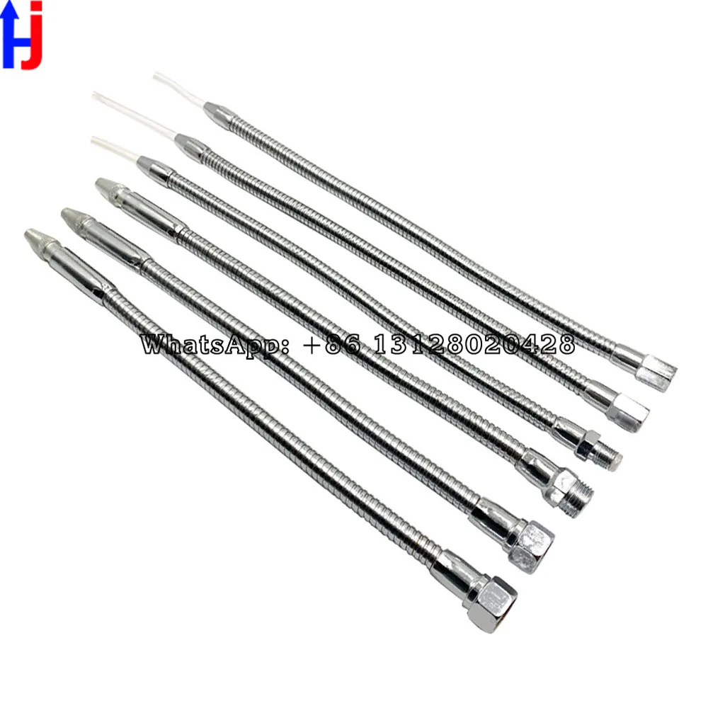 1/2"1/4" 3/8" Metal Flexible Water Oil Coolant Pipe Hoses  Lathe Cooling Round Nozzle With Rotary Switch For CNC Machine Cooling Round Nozzle Metal Flexible Water Oil Coolant Pipe Hoses