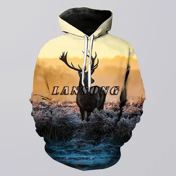 

deer hunting hoodie men women 3d print christmas sweatshirt harajuku funny casual shorts fashion streetwear hip hop pants jacket
