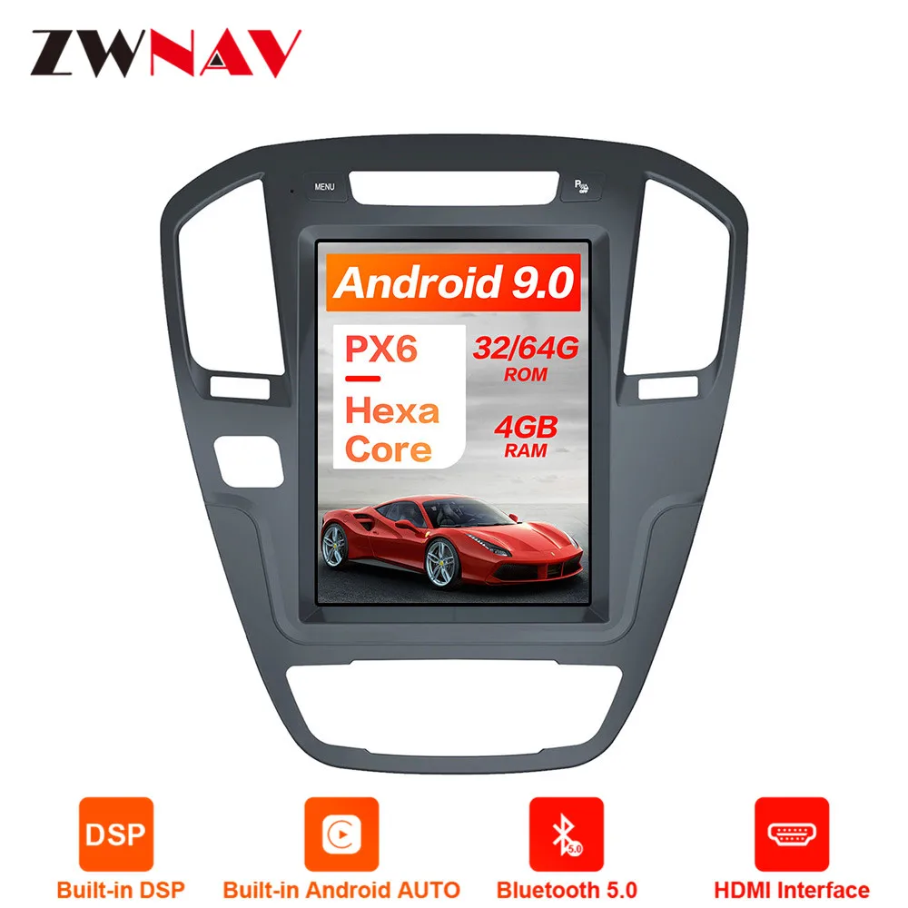 

PX6 Android 9.0 4GB DSP Tesla style Car GPS navigation For OPEL Insignia 2008-2013 multimedia Auto head unit radio tape recorder