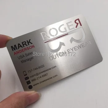 

New design metal business card/Stainless steel business card/blank metal business card