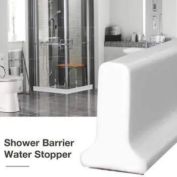 

Shower Barrier Bathroom And Kitchen Water Stopper Collapsible Barrier Accessories Water Threshold Shower Bathroom Dam S4W5