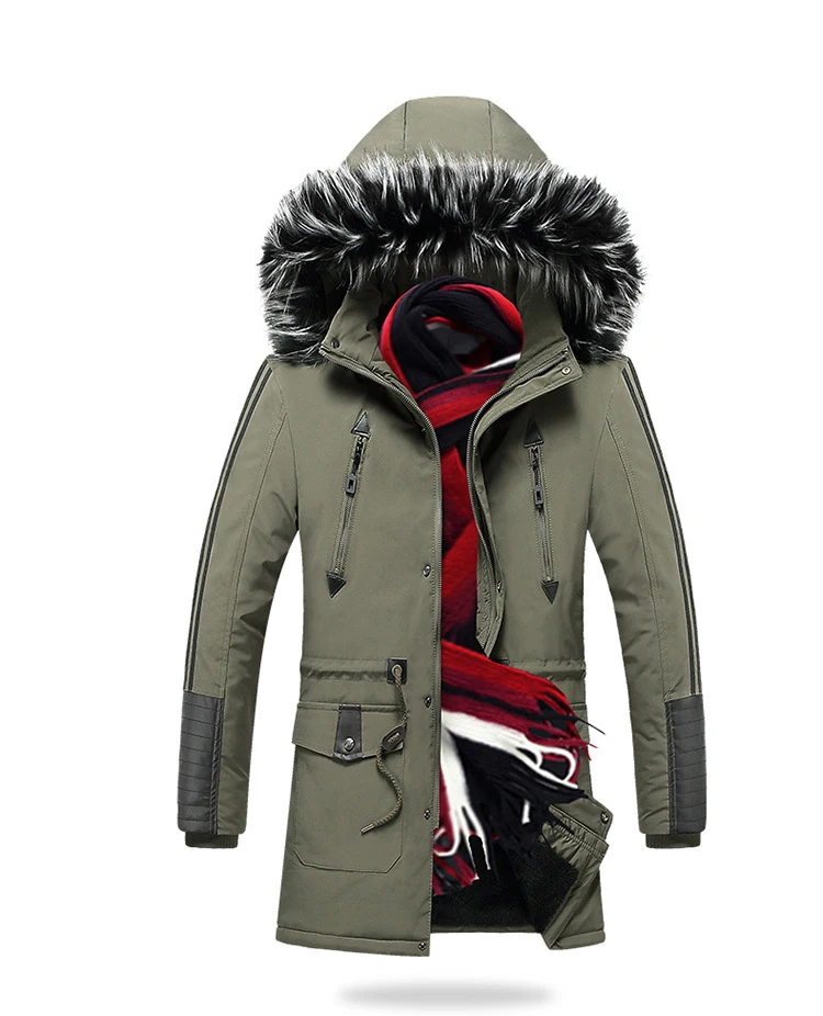 Новинка года; Длинная толстая теплая куртка Hiver Homme