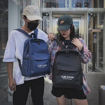 

Student Backpack Japanese School Bag College Style Female Mori Department Hong Kong Style Retro Backpack