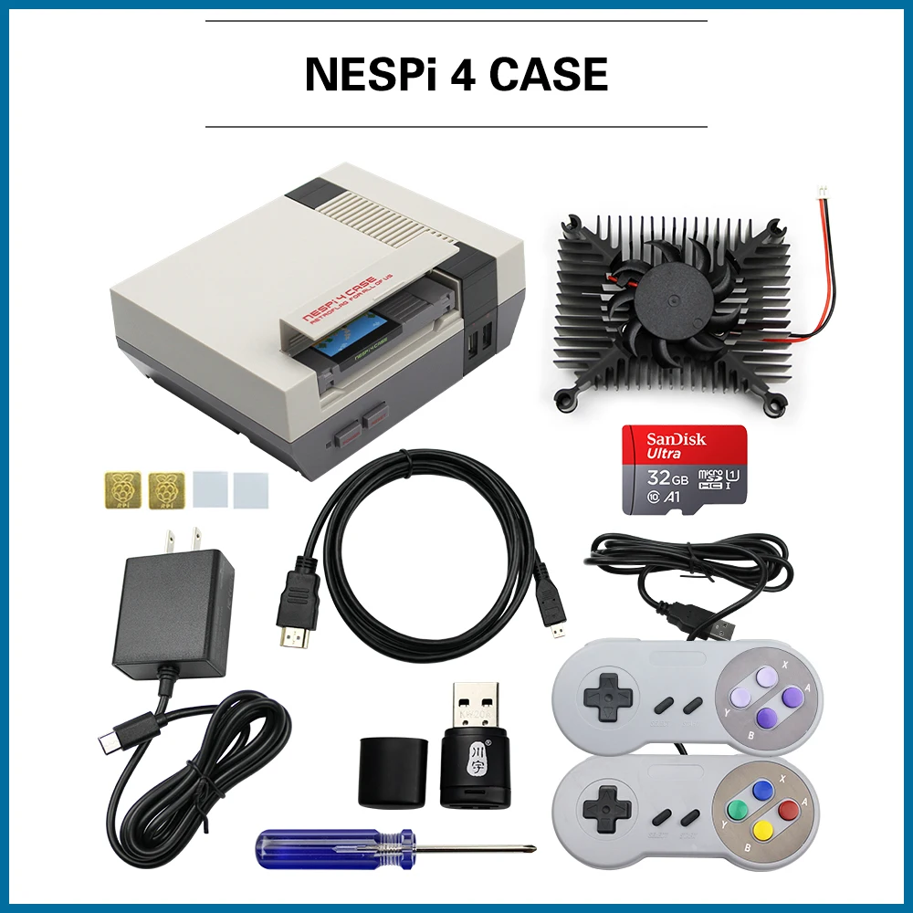 Tanie RETROFLAG NESPi 4 NESPi4 CASE dla Raspberry Pi 4 Model