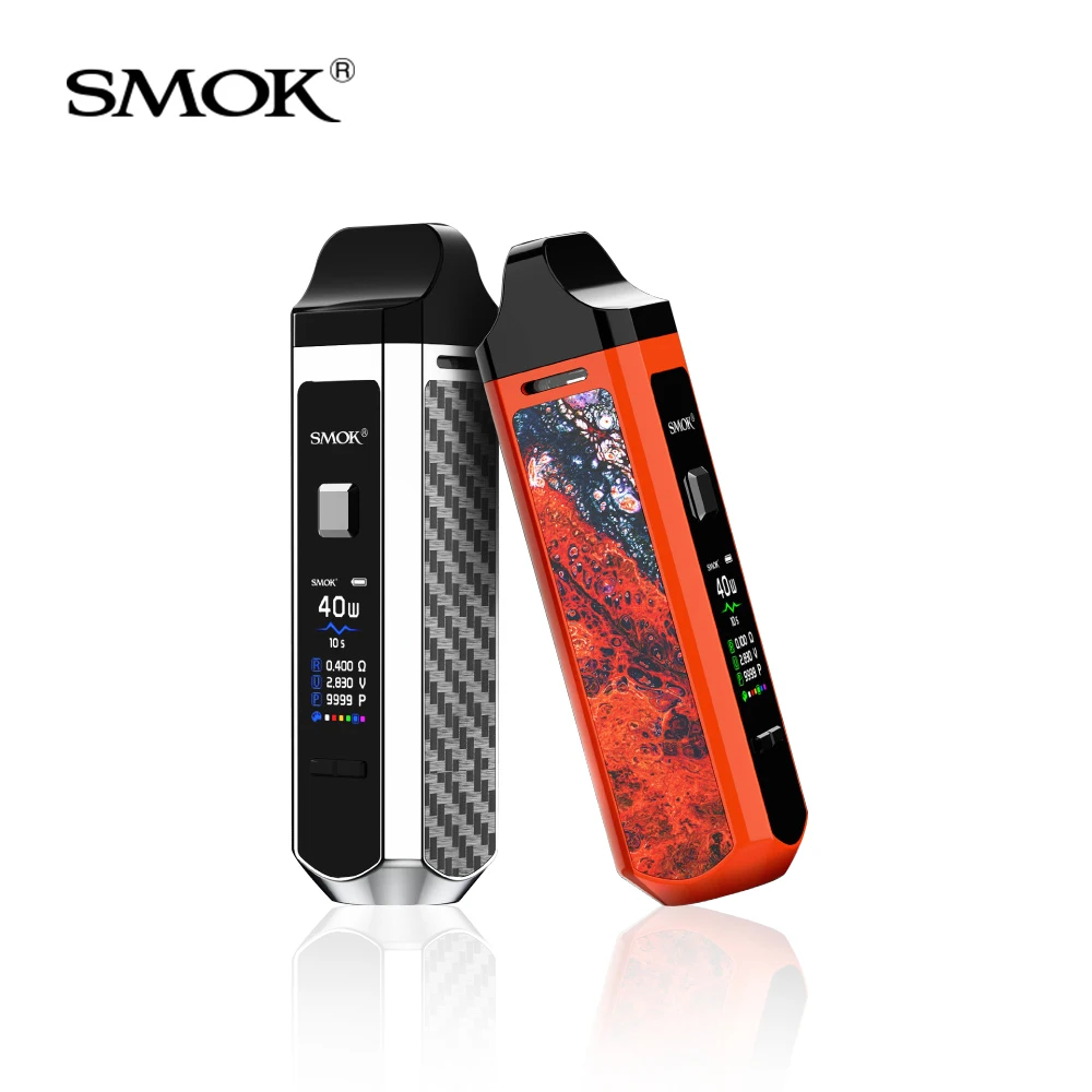 Оригинальный набор SMOK RPM40 40 Вт с батареей 1500 мАч картридж капсулой 4 3 мл и 5 катушка