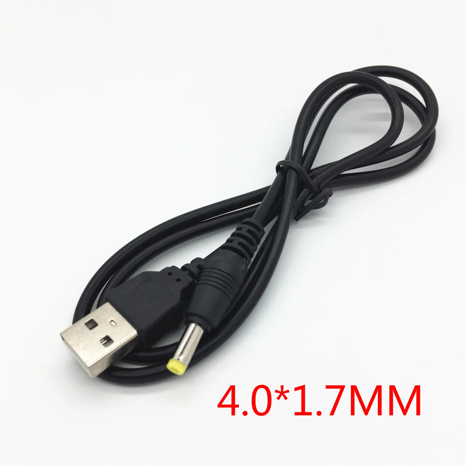 SLLEA USB-A to DC 5v 4.0mm/1.7mm power adapter cable lead 80cm charger for Sony-PSP 