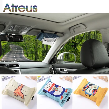 

Cartoon cloth Car tissue box hanging Storage for Suzuki Audi A4 B6 B8 VW Passat B5 B7 Skoda Octavia A7 A5 Renault Megane 2 3