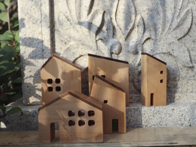 Japan-Style-Wooden-House-Ornaments-Nordic-Handmade-Home-Decoration-Wood-Architecture-Miniature-Craft-Work-Kids-Nursery-Decor-012