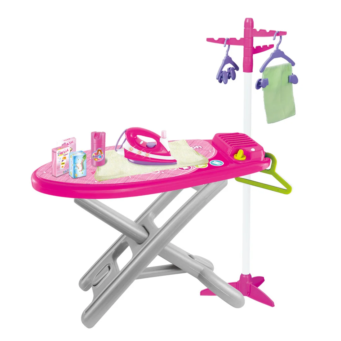 

Educational Toy Electric Iron Set Children Pretend & Play Baby Kids Home Appliances Toy - Random Delivery