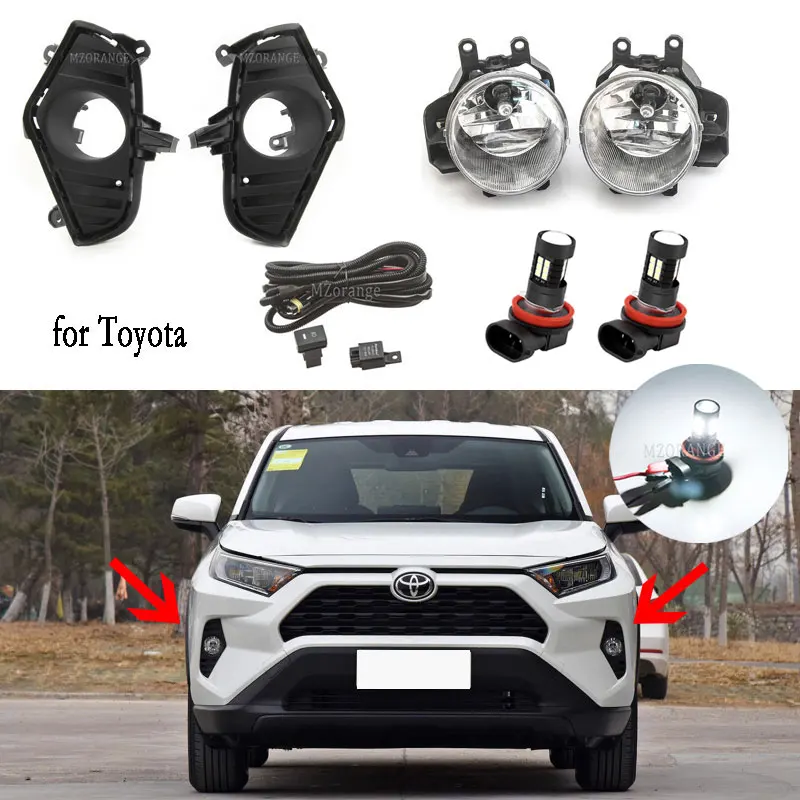 FogLightsLEDFogLightforToyotaRAV4RAV4XA50201920202021