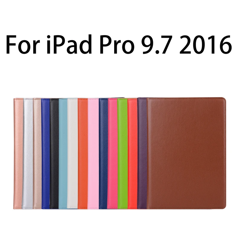 

360 Degree Rotation Case For iPad Pro 9.7" inch PU Leather Stand Cover For Pro9.7 With Smart Auto On/Off Funda Coque