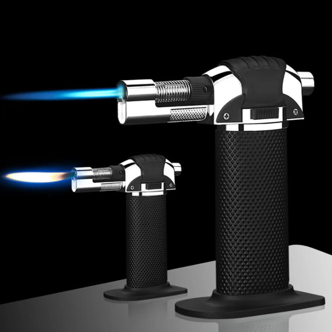 Pistola de soldar de Metal para barbacoa, encendedor de butano, encendedor eléctrico para barbacoa, soplete de Gas ajustable, llama inflada