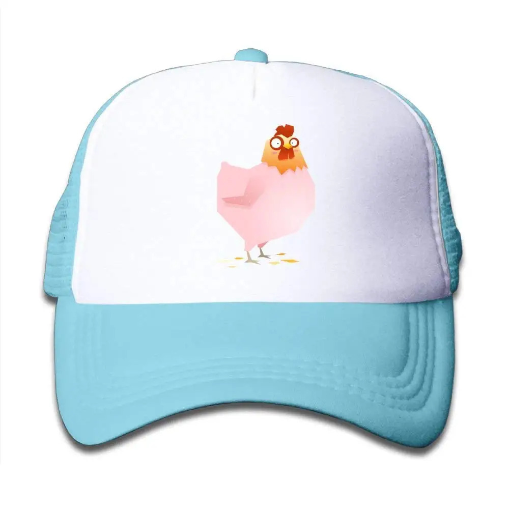 TSDFCMesh бейсболка Snapback шляпы Мультфильм Курица мальчик-девочки, SkyBlue, один размер