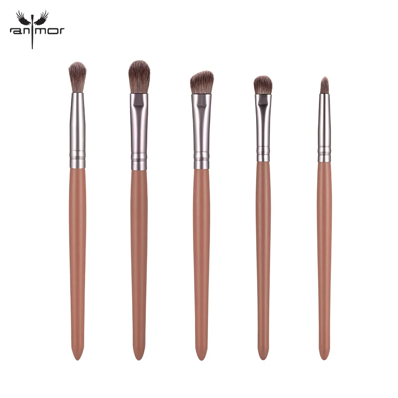 

Anmor High Quality 5Pcs Makeup Brushes Professional Soft Make Up Brush Set Eyebrow Eyeshadow Blending Eyeliner Cosmetic Kit Tool