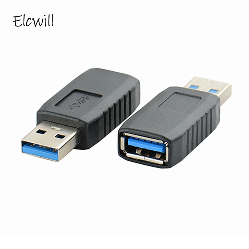 Standard USB 3.0 Connector Extender Type A Male To Female Adapter USB3.0 AM To AF Coupler Converter for Laptop PC Black/Blue