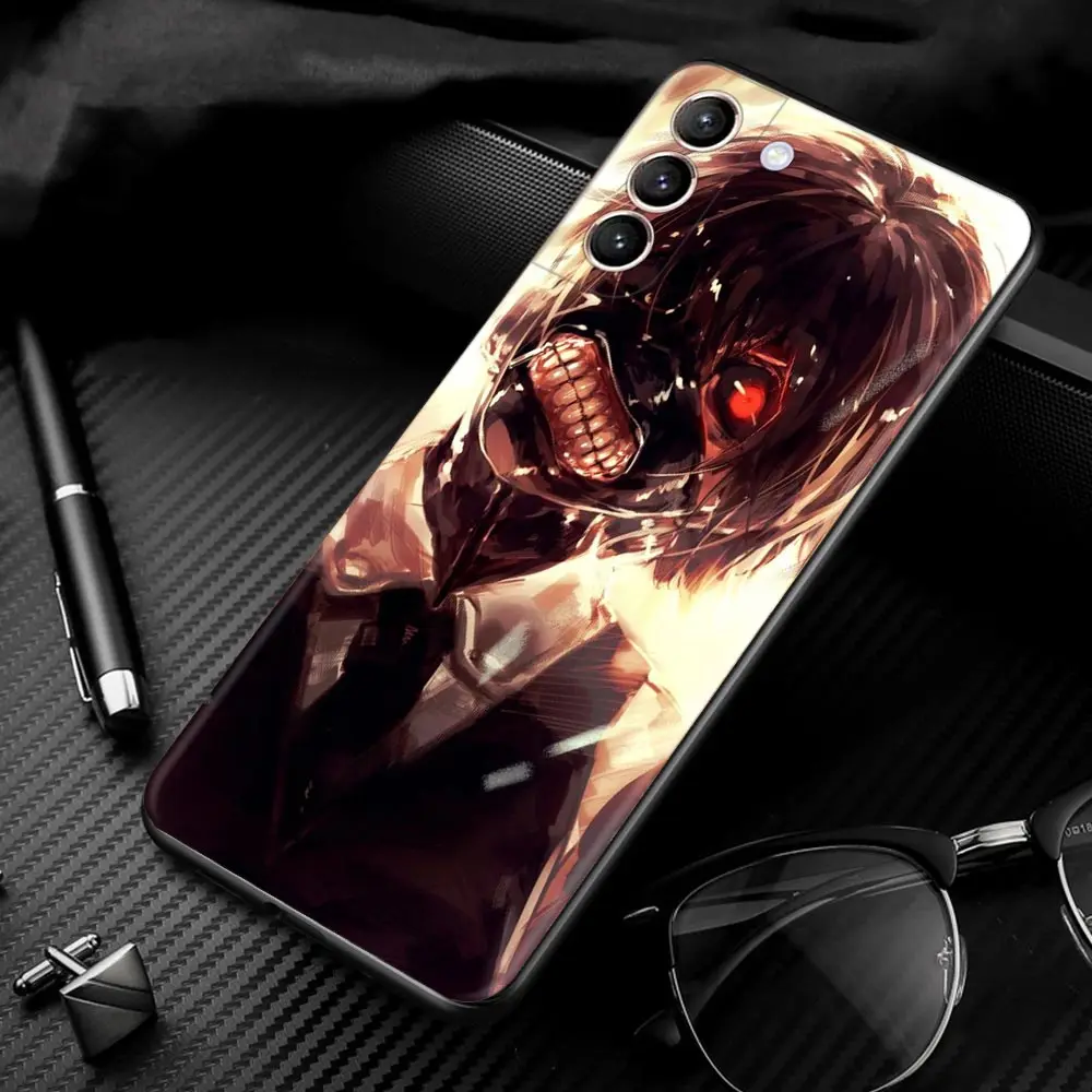 Smartphone Case For Samsung Galaxy S20 FE S21 Ultra S9 S10 Plus Lite S10e Back Cover Funda Bag Anime Manga tokyo ghouls