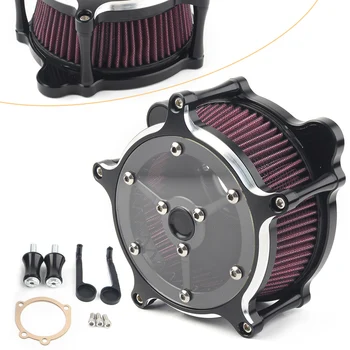 

Motorcycle Air Cleaner Filter For Harley Touring 1993-2007 & Dyna 1993-2016 & Softail Fat Bob 1993-2015 & Touring CV Carb 93-01