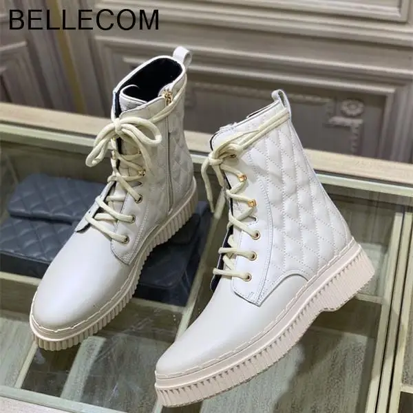 

BELLECOM Autumn Winter New Ladies'Round Chelsea ankle Boots for Boots women ladies shoes woman zapatos de mujer chaussures femme