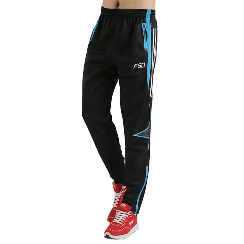 Professional Football Soccer Training Pants Slim Skinny Jogging Running ...