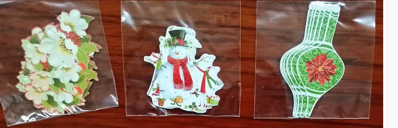 DIY альбом Поздравительная Открытка Скрапбукинг искусство красочные бумажные рождественские наклейки мануалидады Скрапбукинг